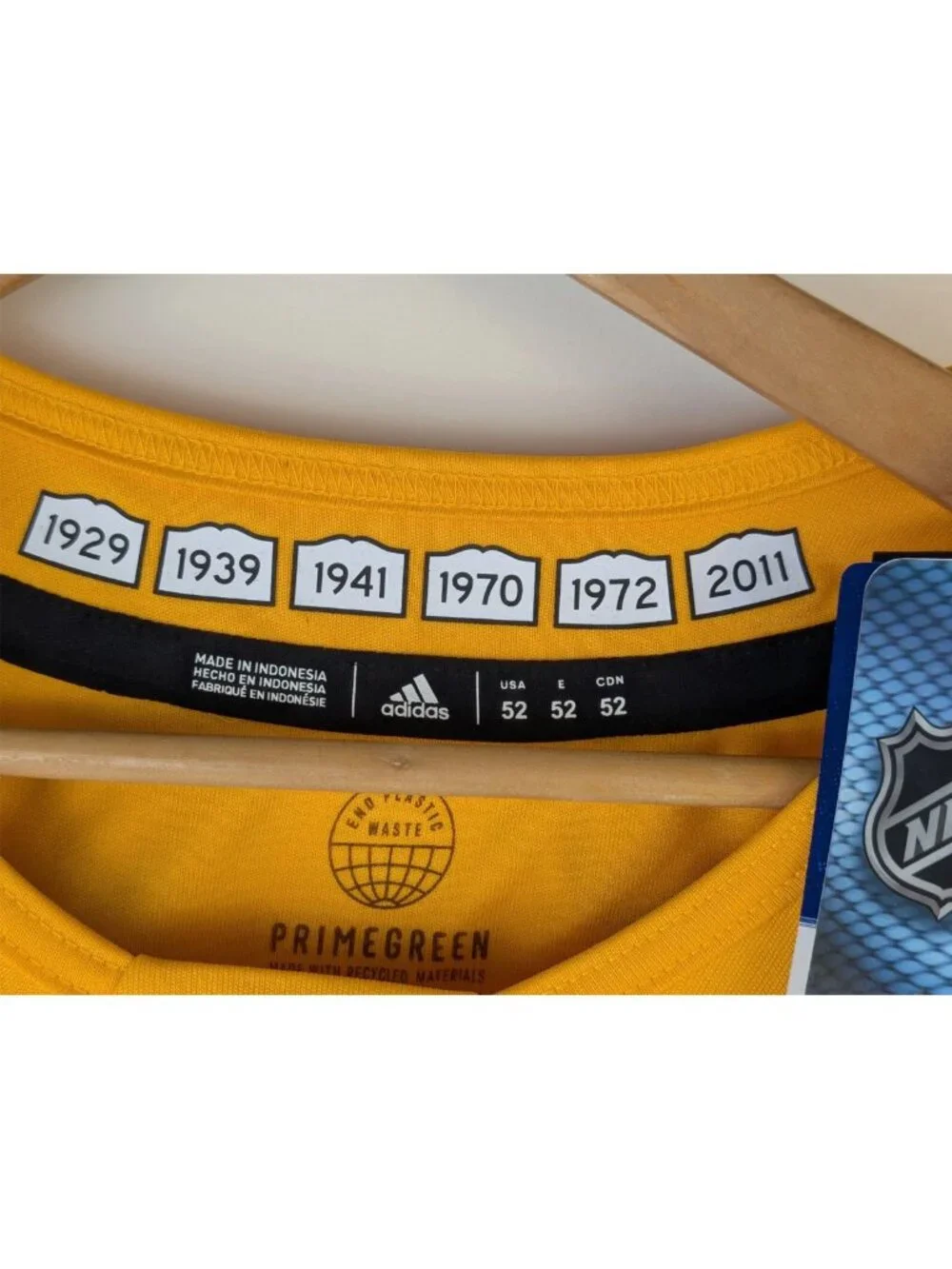 Adidas Sz 52 Boston Bruins Fanatics Centennial Taylor Hall #71 Breakaway Jersey